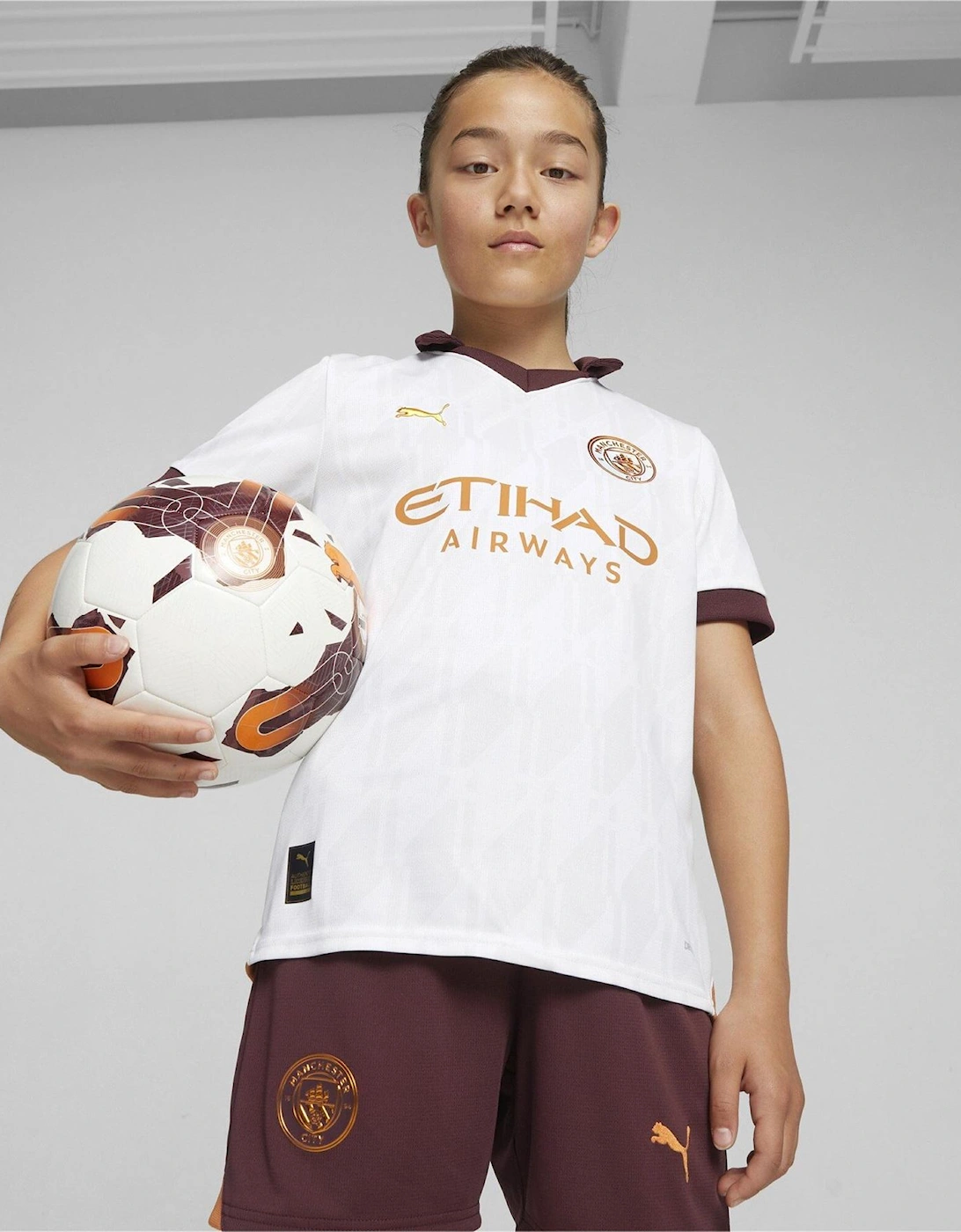 Manchester City Away Shirt 2023 2024 Juniors