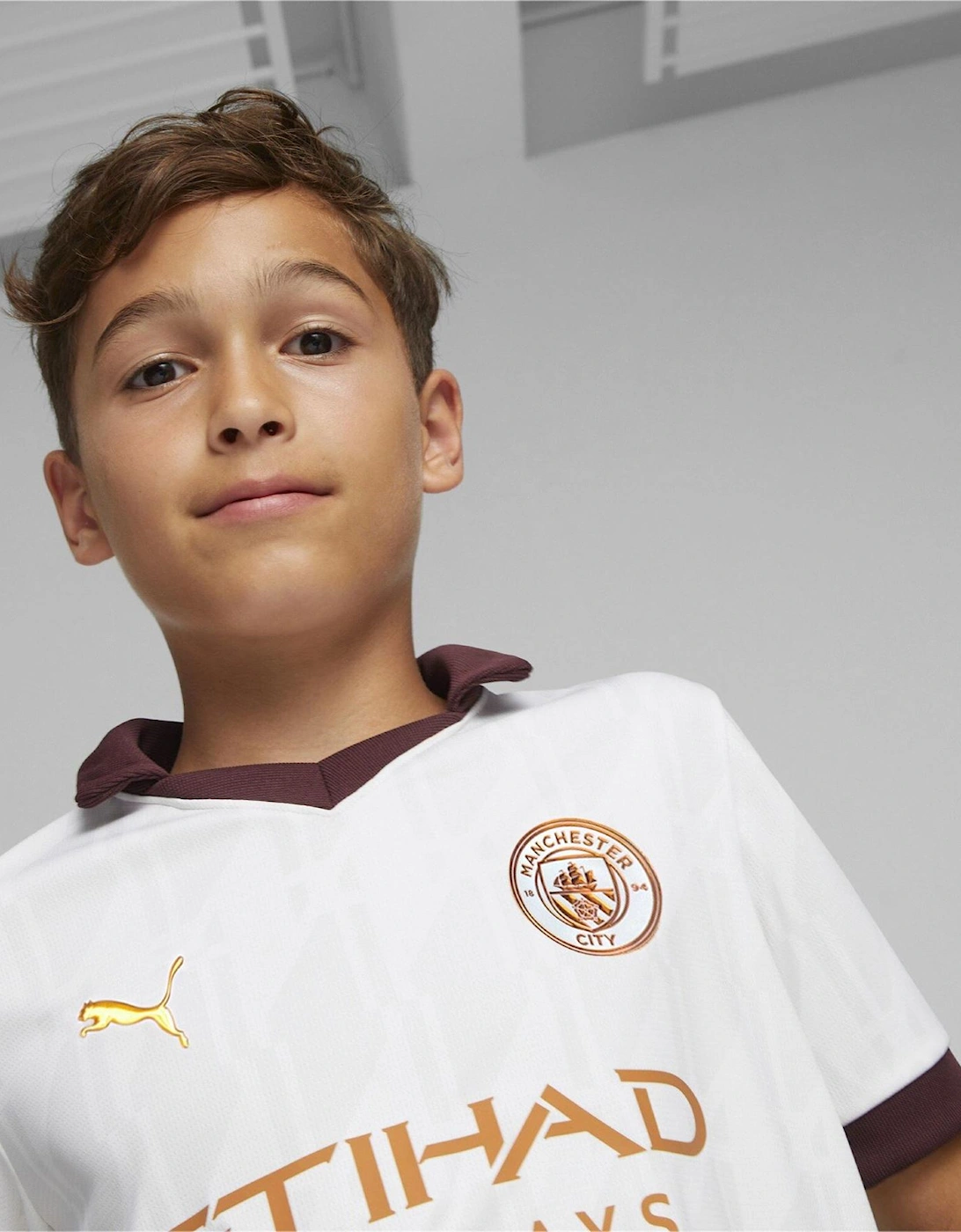 Manchester City Away Shirt 2023 2024 Juniors