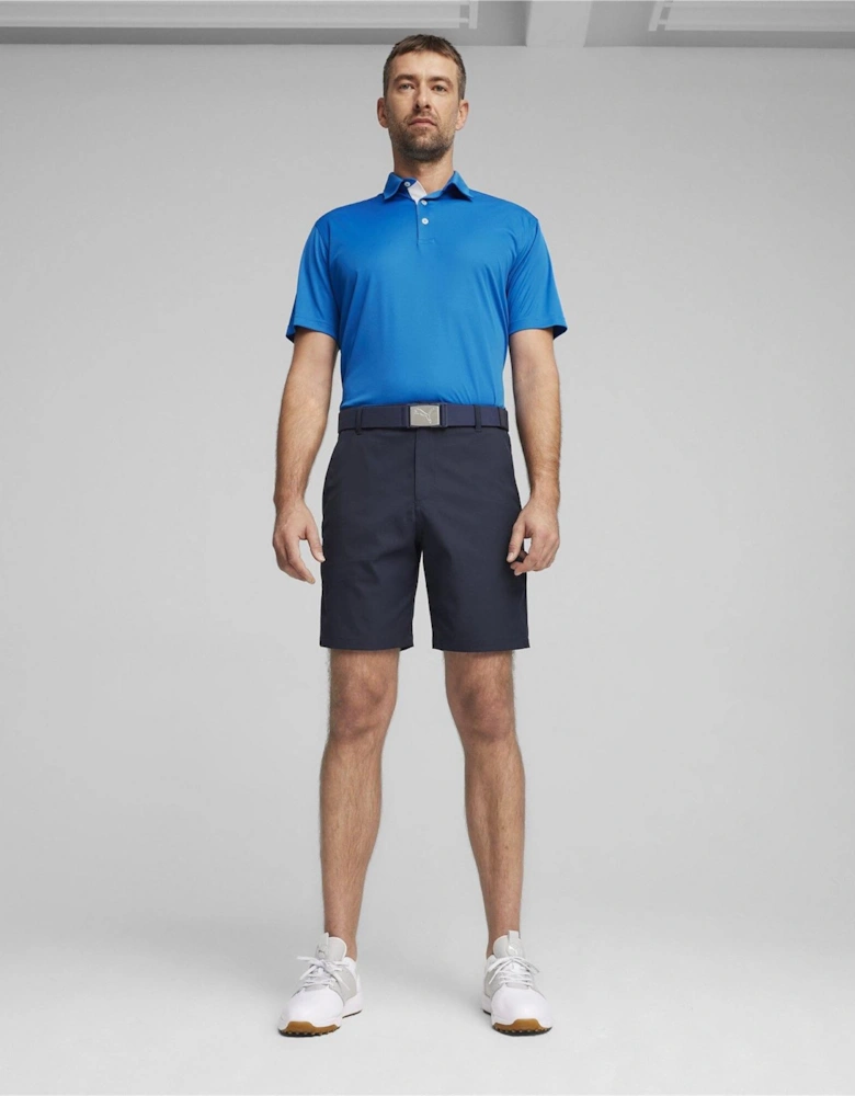 Pure Solid Short Sleeve Performance Polo Shirt