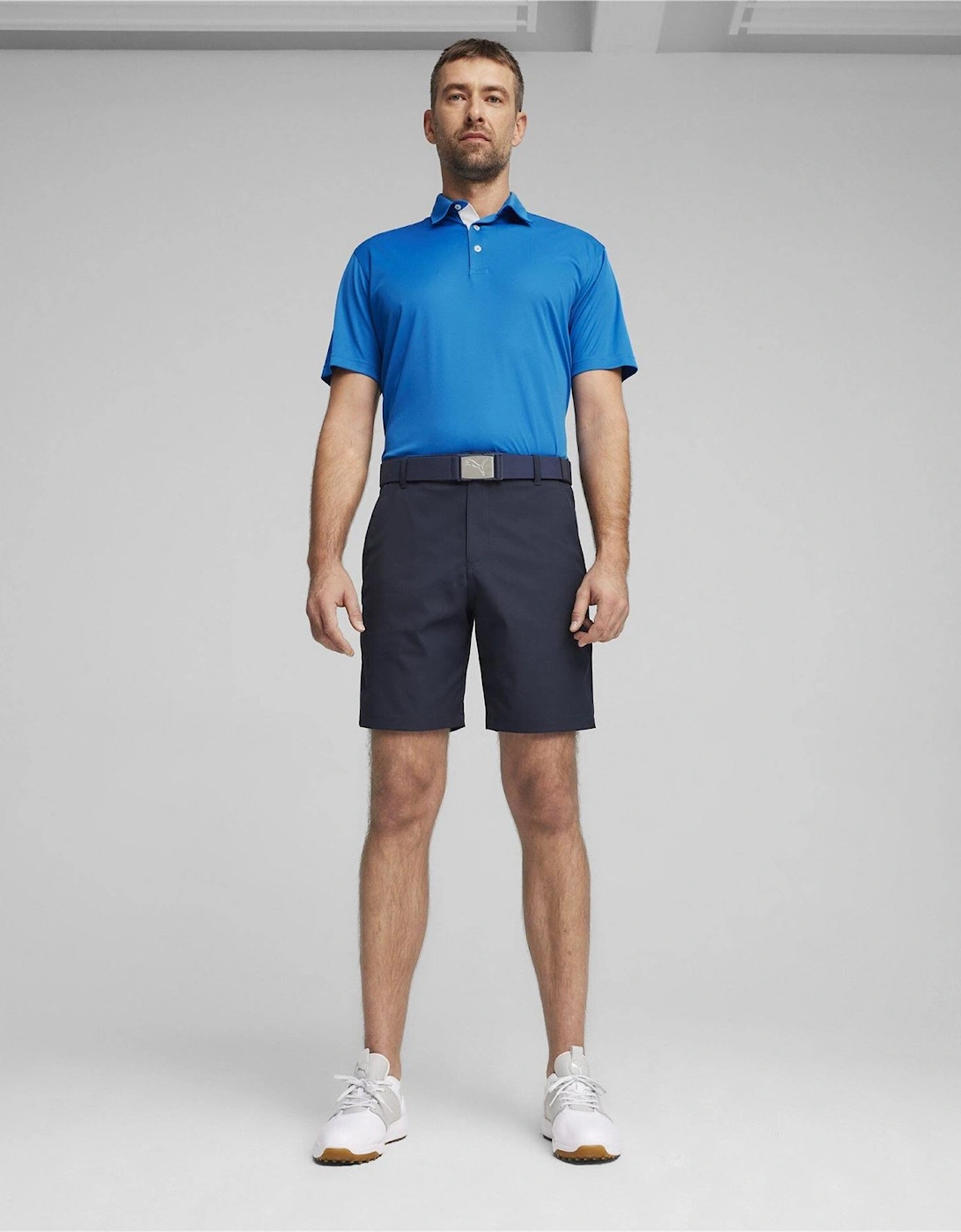 Pure Solid Short Sleeve Performance Polo Shirt