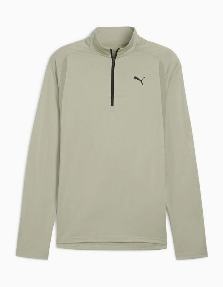 TAD QZ Long Sleeve Performance Gym Top