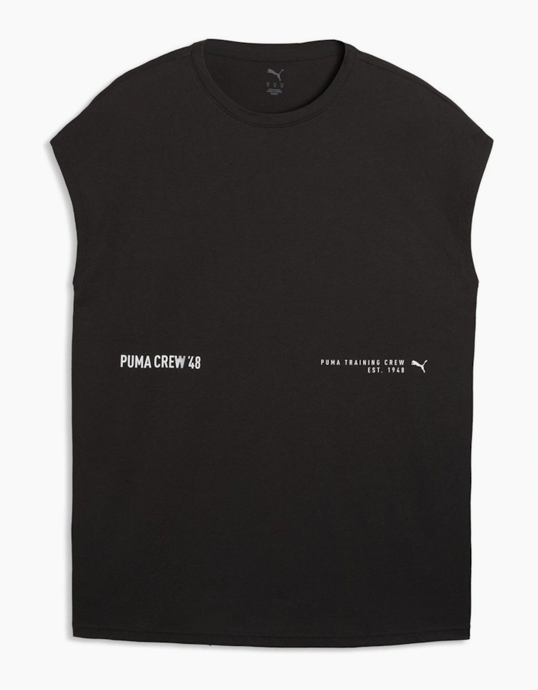 Graphic Cutoff Tank Vest