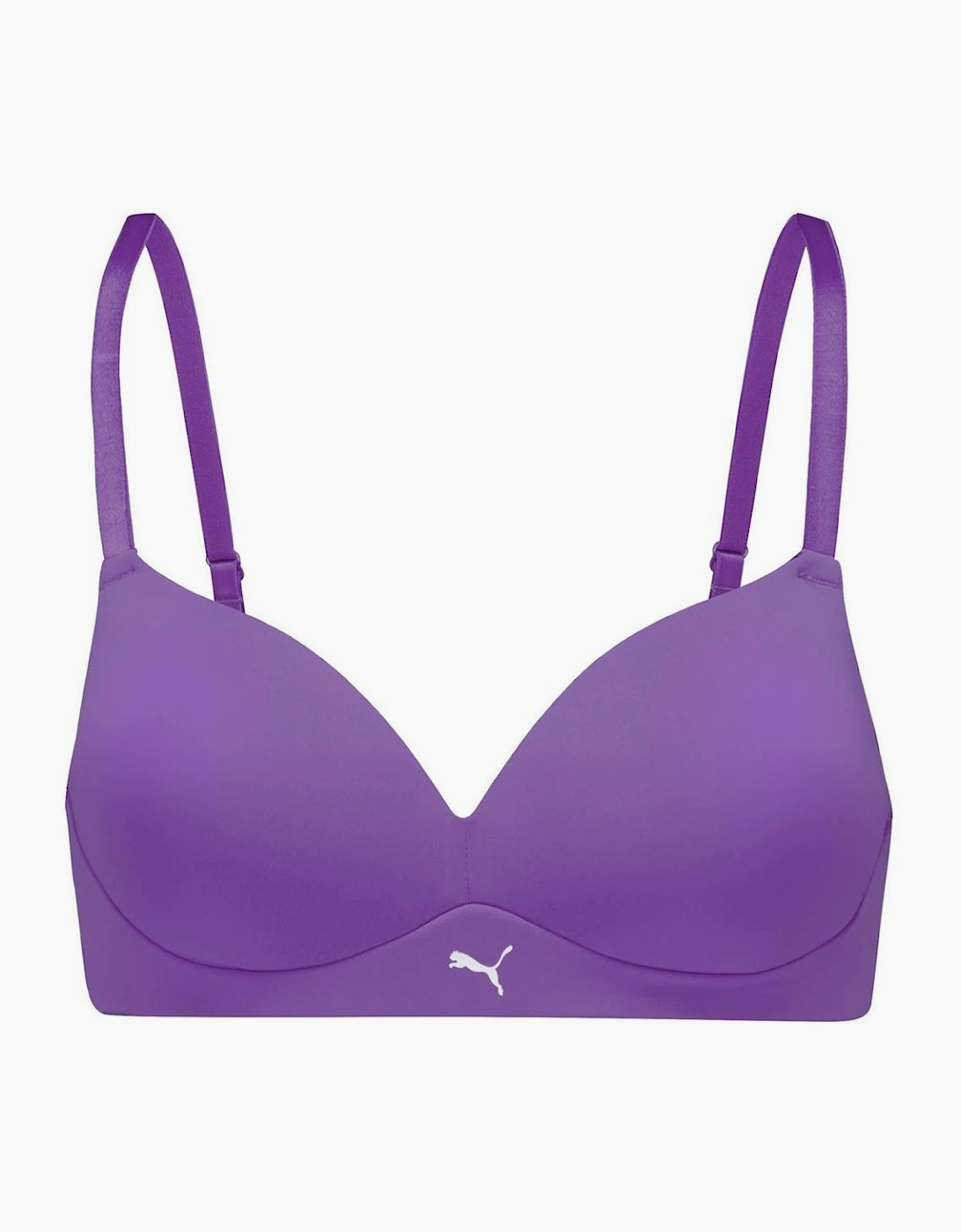 Puma Women's Purple Soft Lightly Lined Bralette - Size 34B