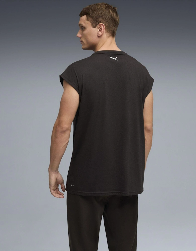 Graphic Cutoff Tank Vest