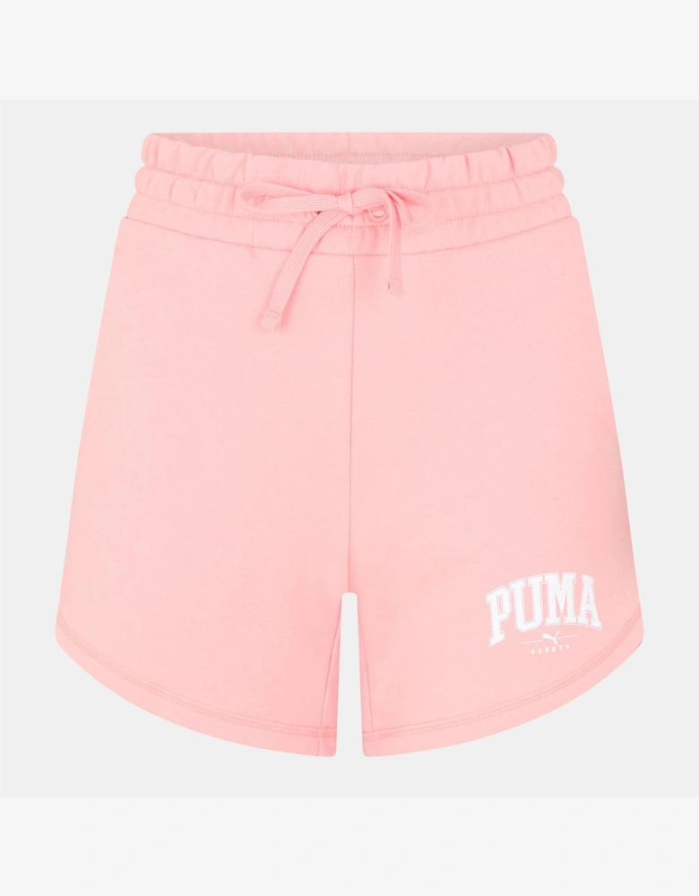 High Waist Woven Tracksuit Shorts
