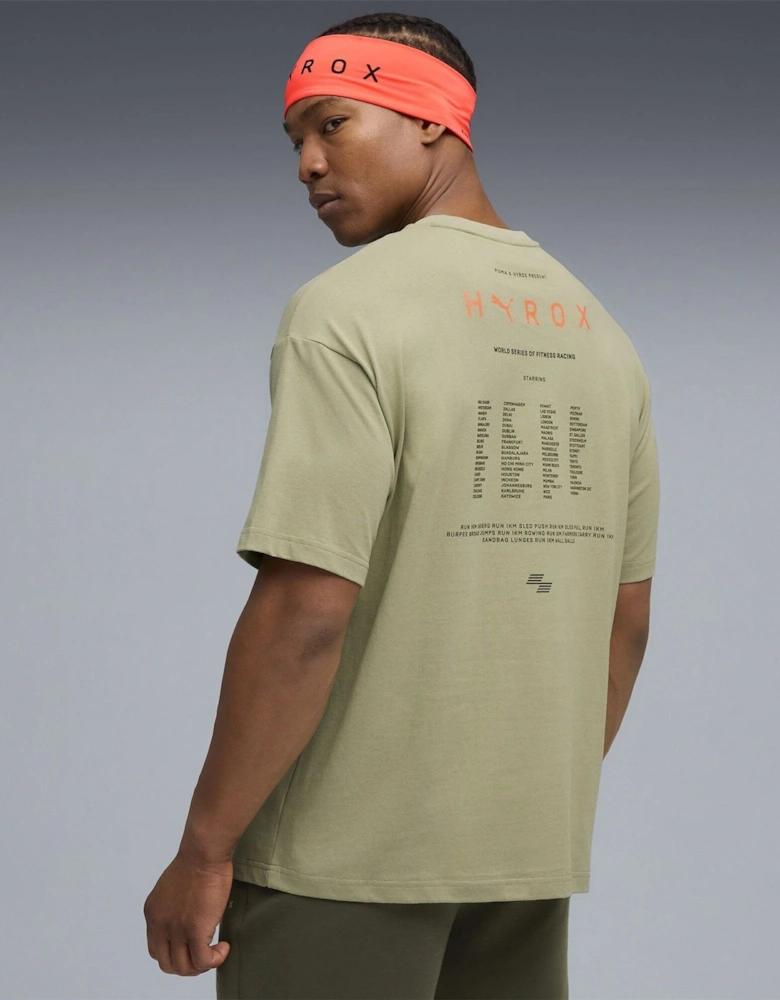 Hyrox Graphic Short Sleeve Performance Gym Top