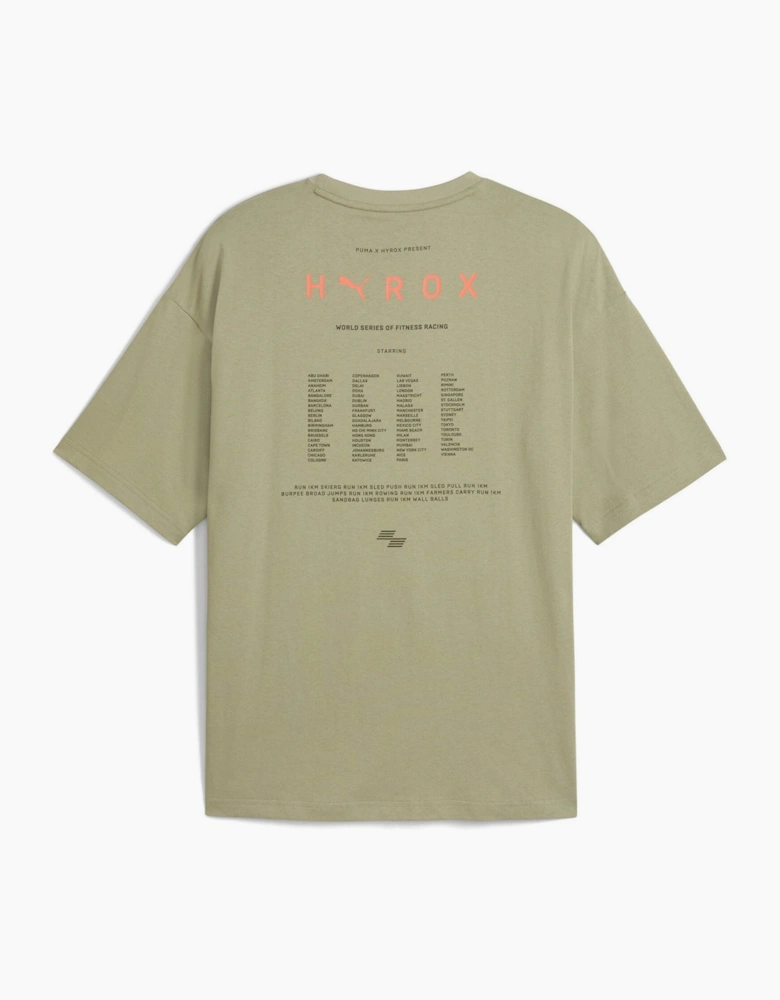 Hyrox Graphic Short Sleeve Performance Gym Top