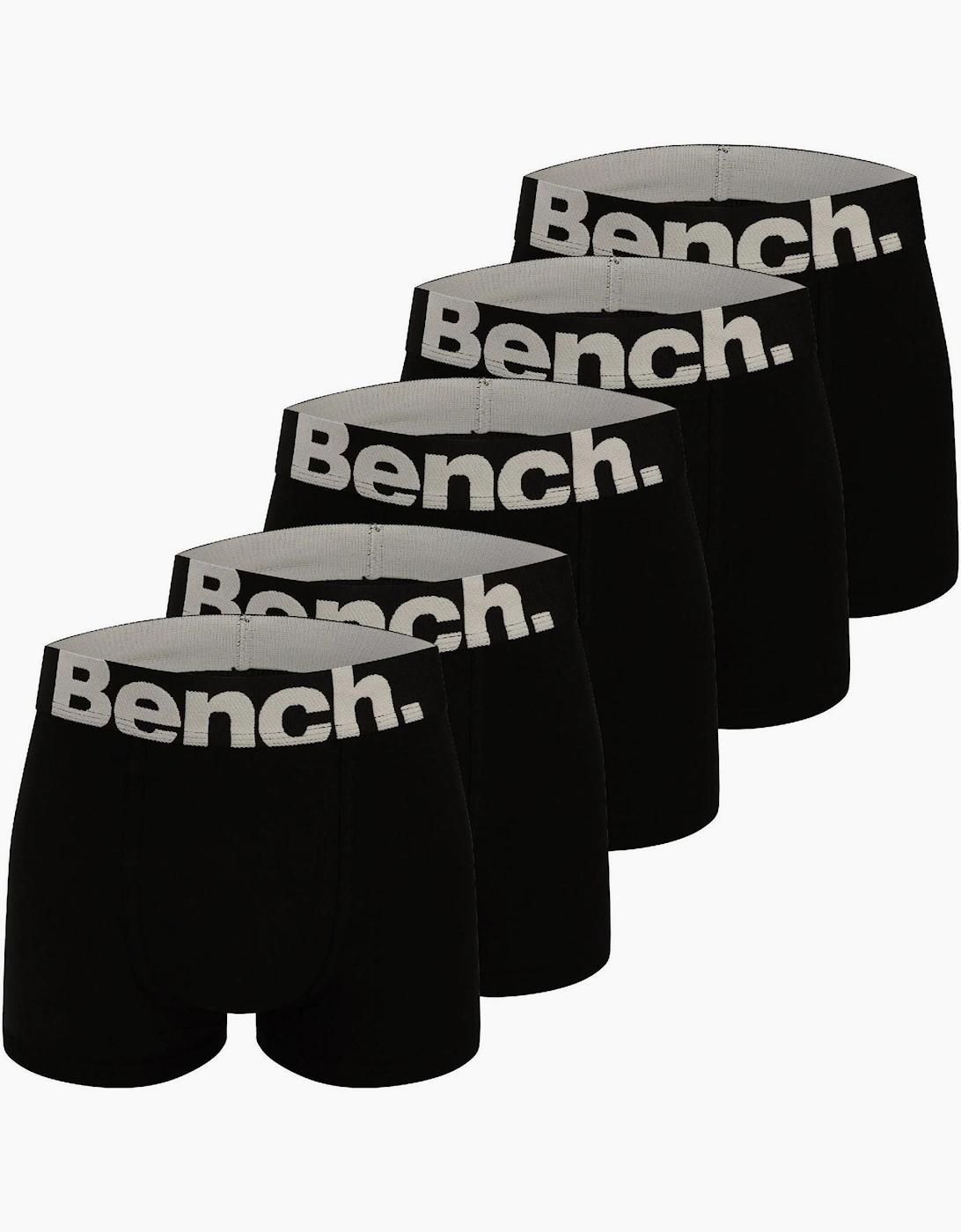 Bench Men's Black Marco 5 Pk Box - Size: 32/34/35