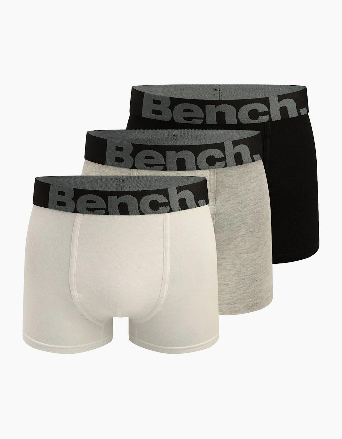 Bench Men's White Conan 3 Pk Box - Size: 32/34/35