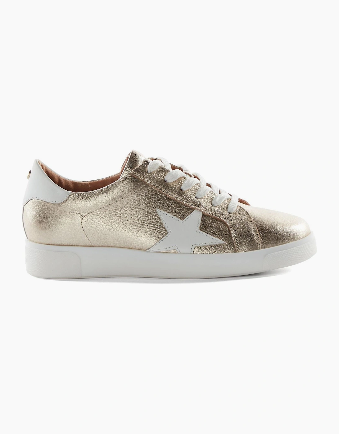 Lo Edriss Star Lace Up Canvas Low Top Sneakers, 6 of 5