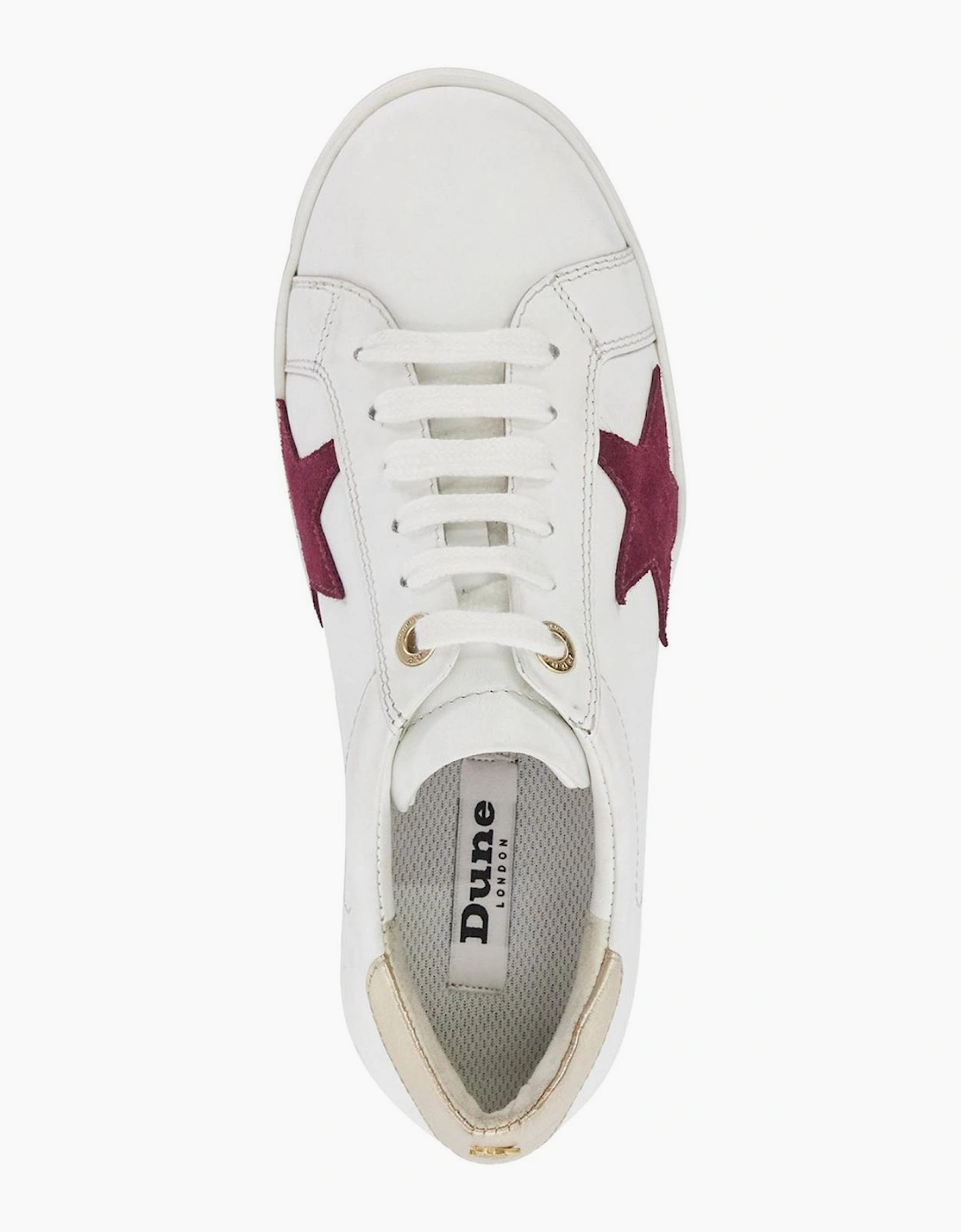 Lo Edriss Star Lace Up Canvas Low Top Sneakers