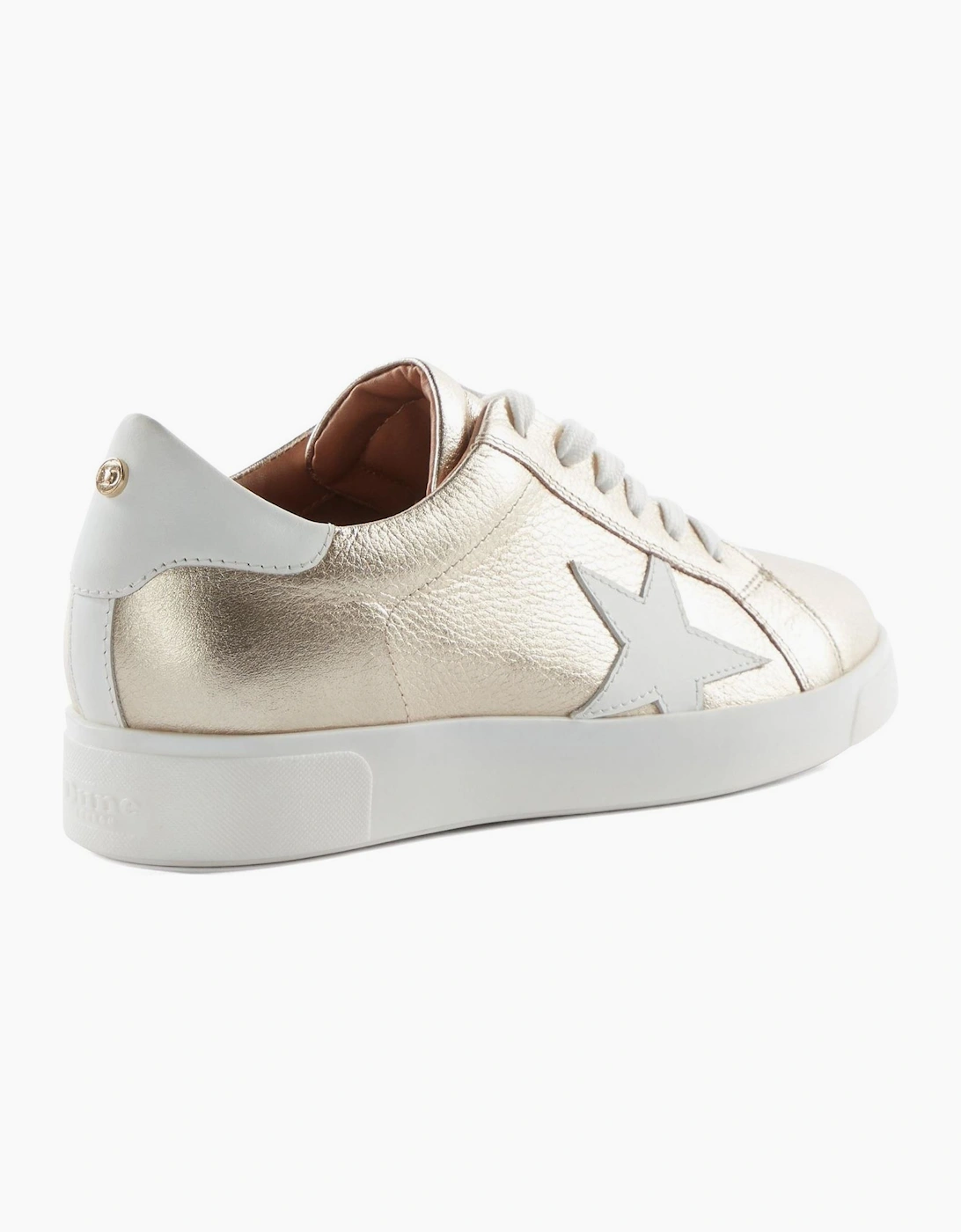 Lo Edriss Star Lace Up Canvas Low Top Sneakers