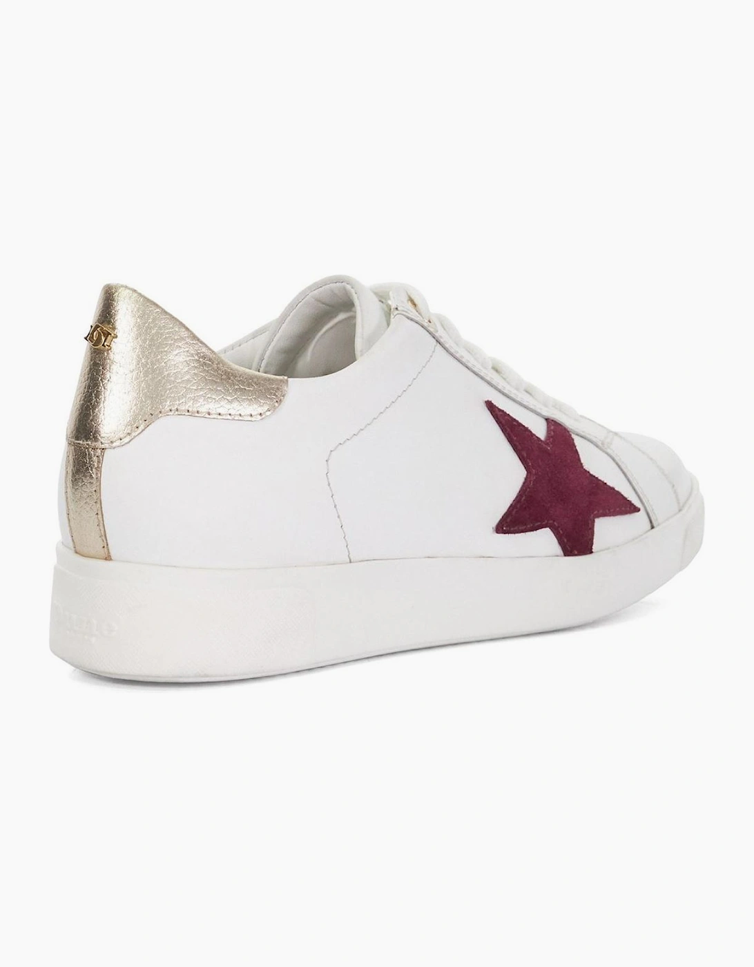 Lo Edriss Star Lace Up Canvas Low Top Sneakers