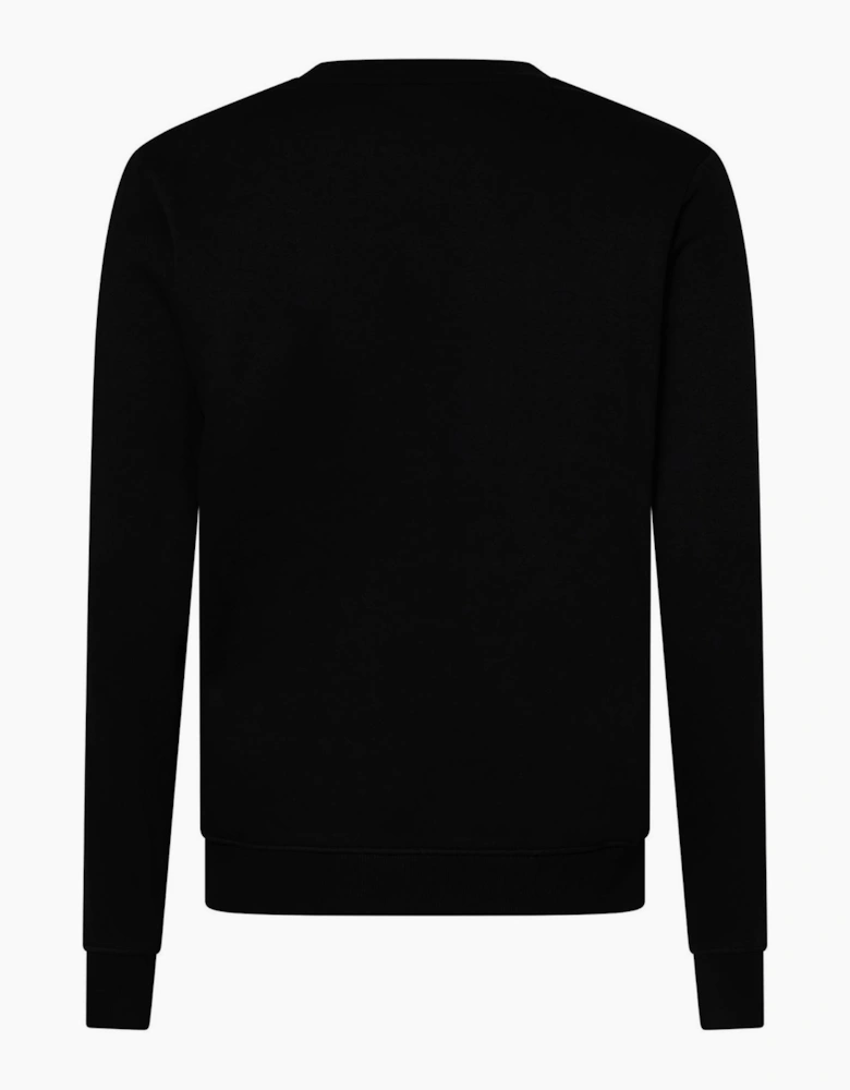 Jude Logo Print Crew Neck Ribbed Collar Sweatshirt