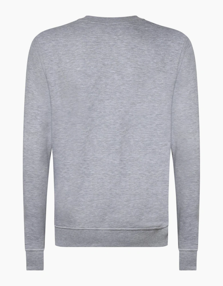 Jude Logo Print Crew Neck Ribbed Collar Sweatshirt