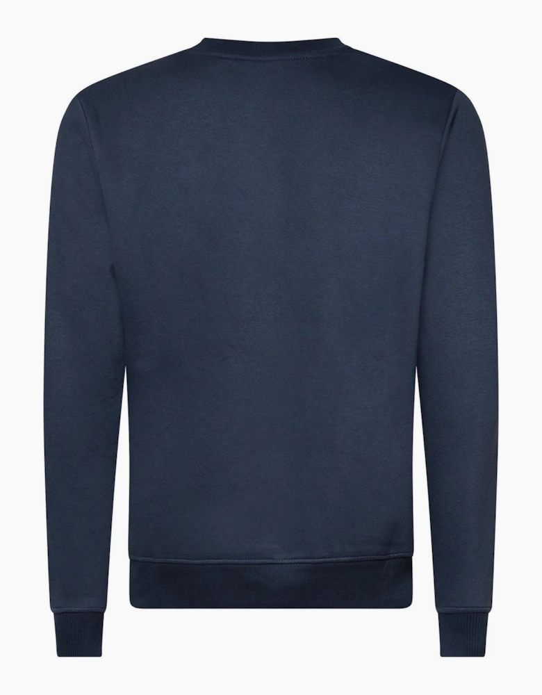 Jude Logo Print Crew Neck Ribbed Collar Sweatshirt