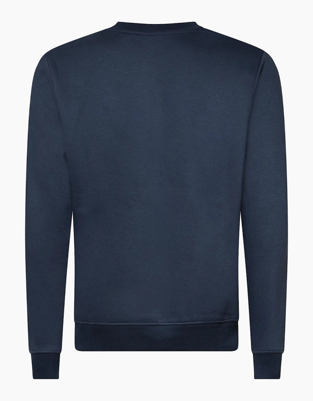 Jude Logo Print Crew Neck Ribbed Collar Sweatshirt