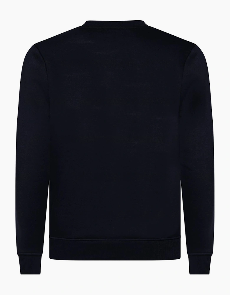 Jude Logo Print Crew Neck Ribbed Collar Sweatshirt