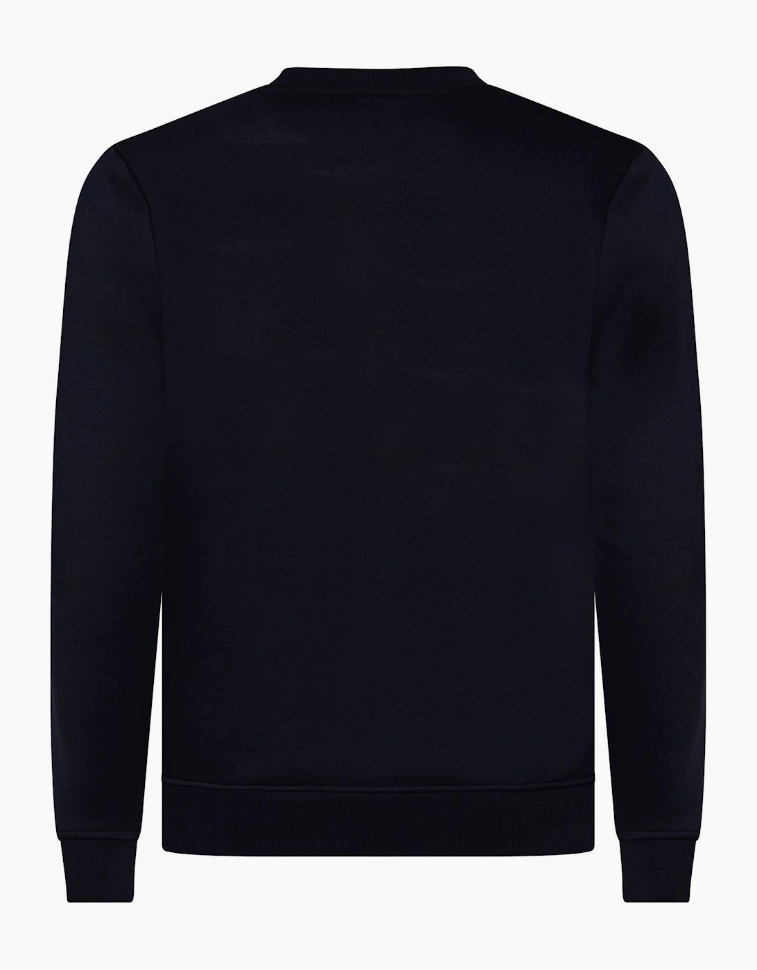 Jude Logo Print Crew Neck Ribbed Collar Sweatshirt