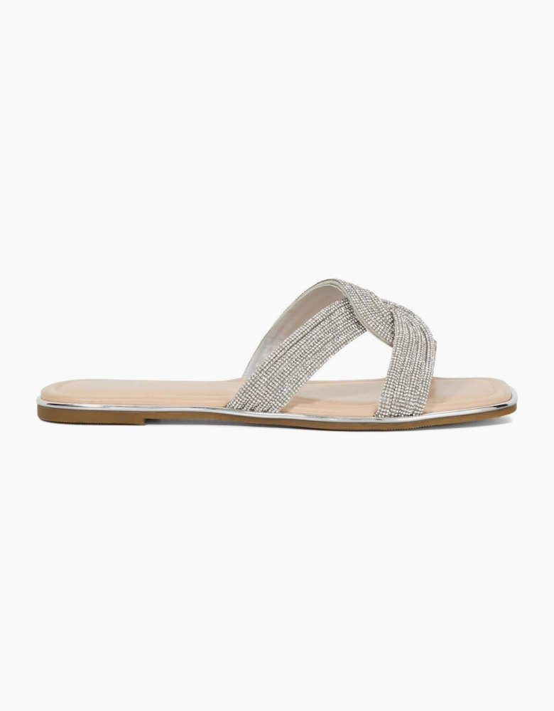 Lavenham Textured Flat Slide Sandals