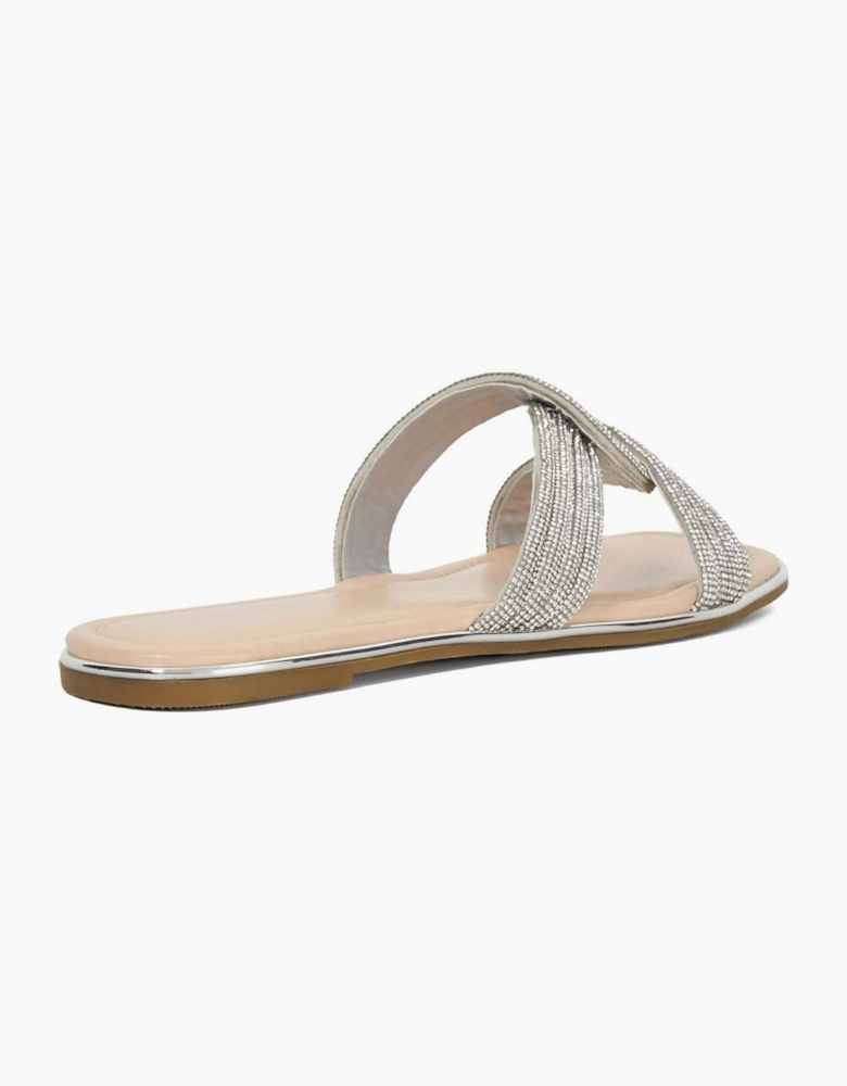 Lavenham Textured Flat Slide Sandals
