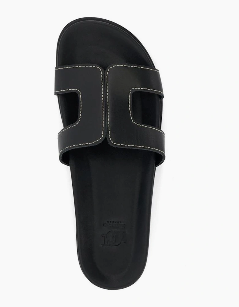 Lo Loupa Open Toe Flat Slides Sandals