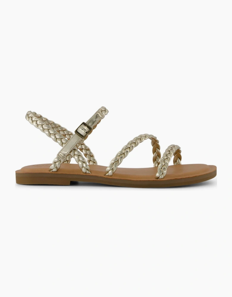 Kira Gladiator Sandals Open Toe Flats
