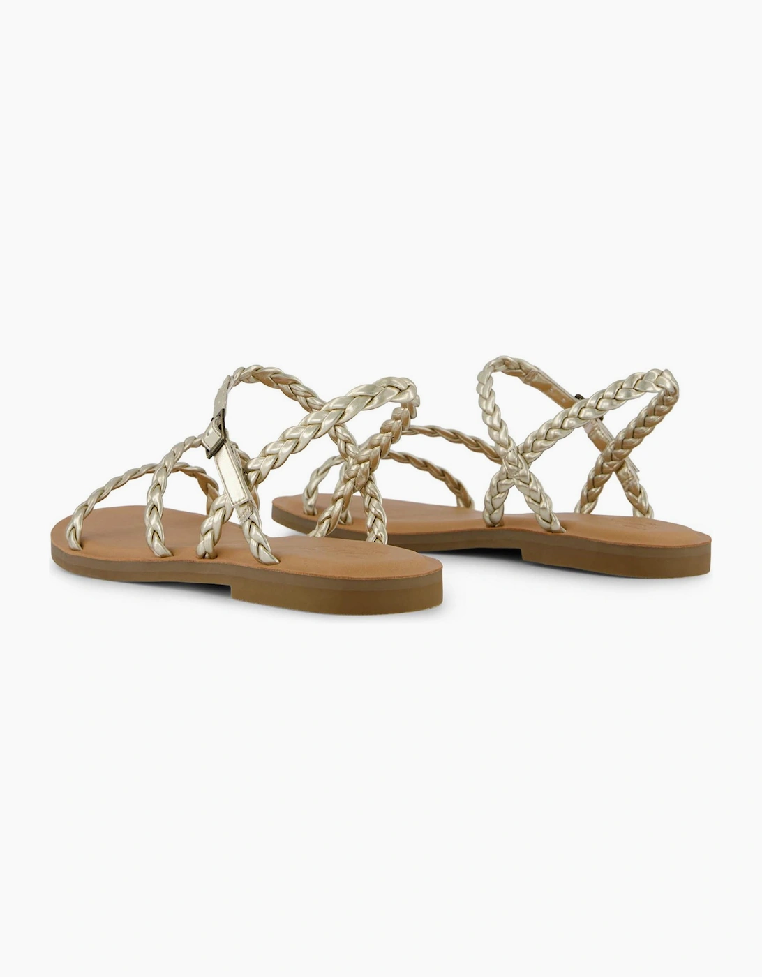 Kira Gladiator Sandals Open Toe Flats