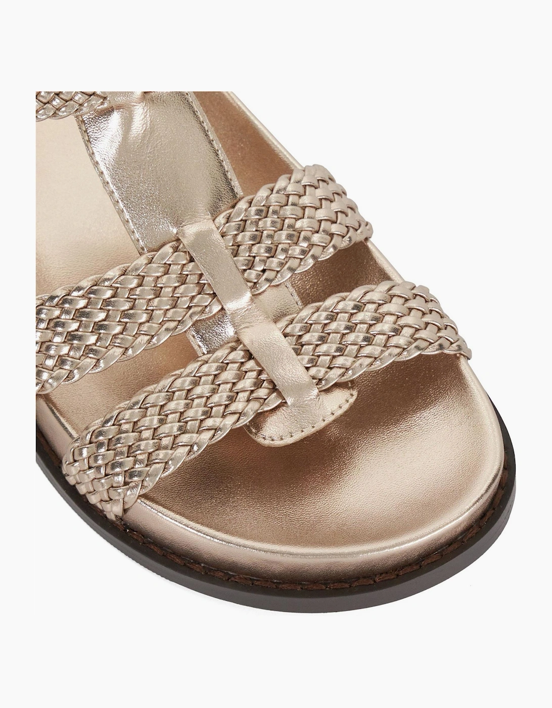 Lo Looking Textured Open Toe Fisherman Sandals