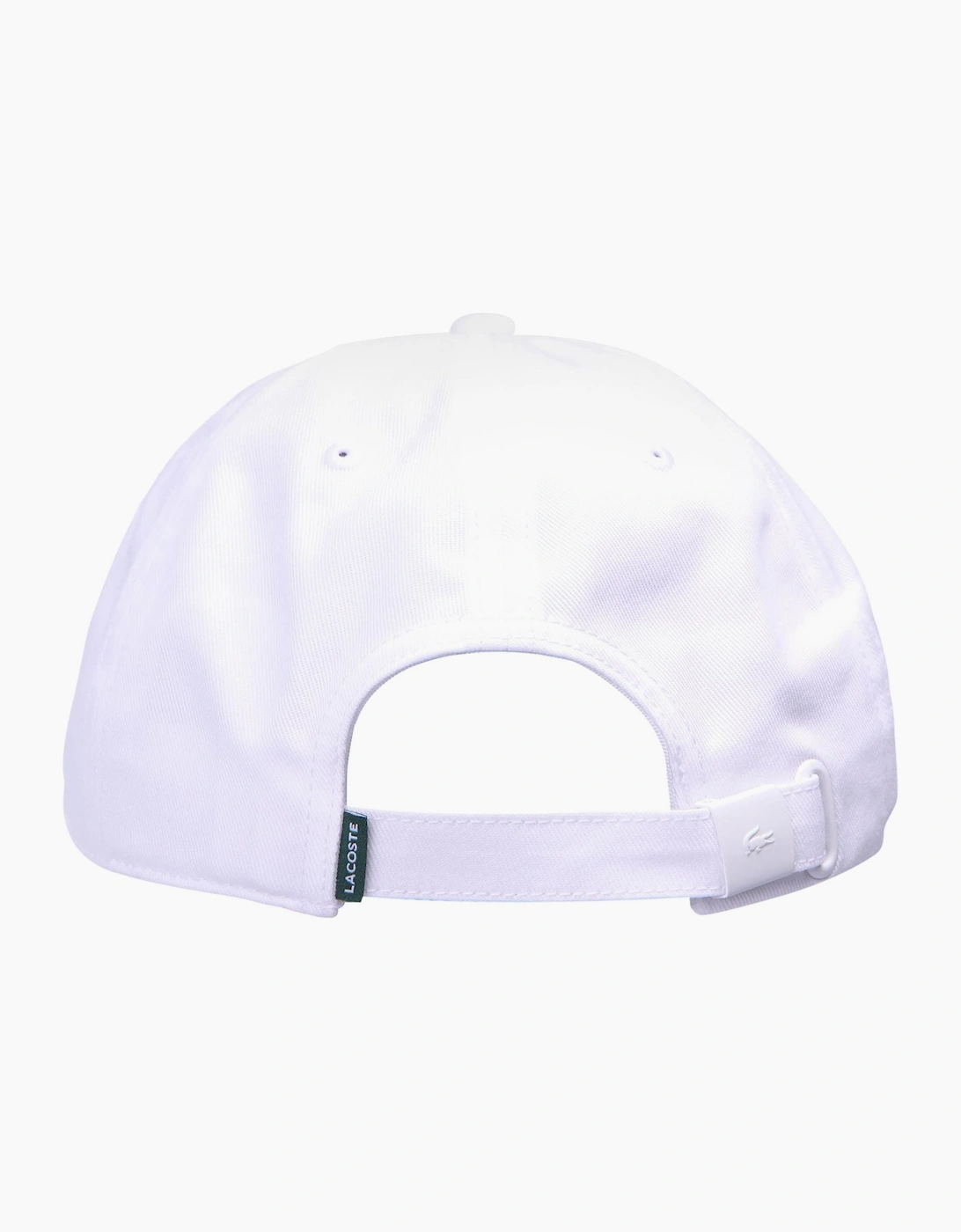 Crocodile Logo Print Curved Brim Dad Cap