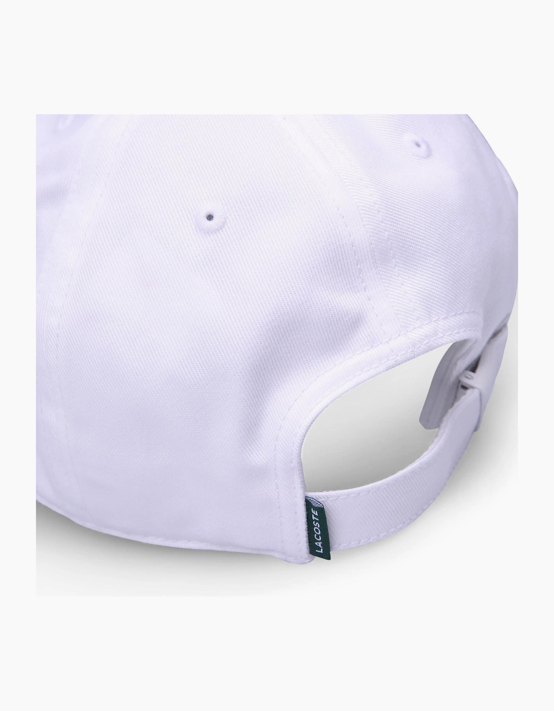 Crocodile Logo Print Curved Brim Dad Cap