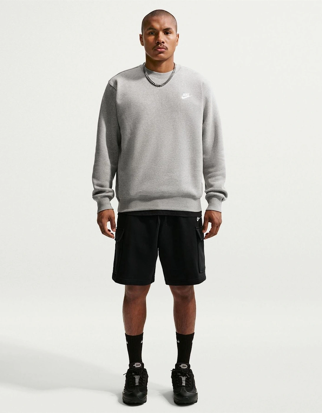 Wordmark Crew Neck Long Sleeve Sweatshirt