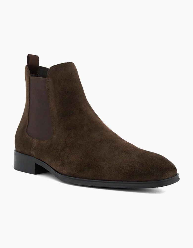 Lo Mandatory Low Heel Block Chelsea Boots