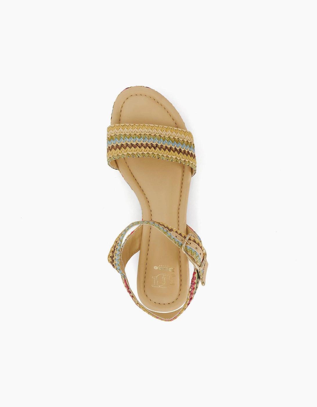 Lo Lazer Open Toe Flat Slide Sandals