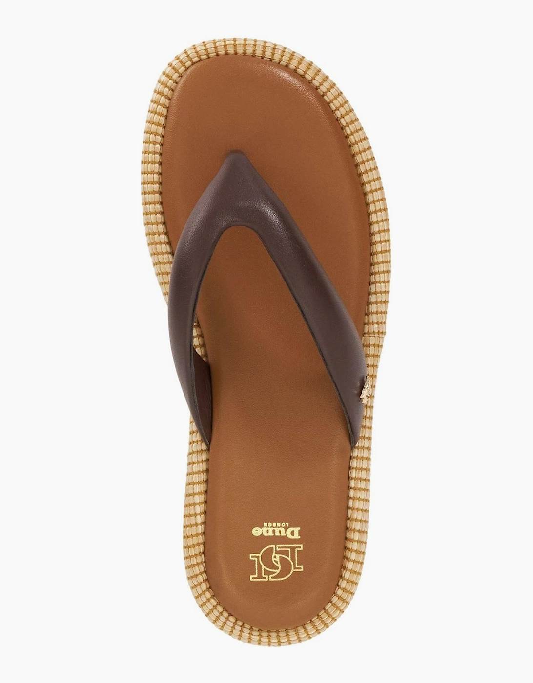 Lo Laike Textured Toe Post Sandals