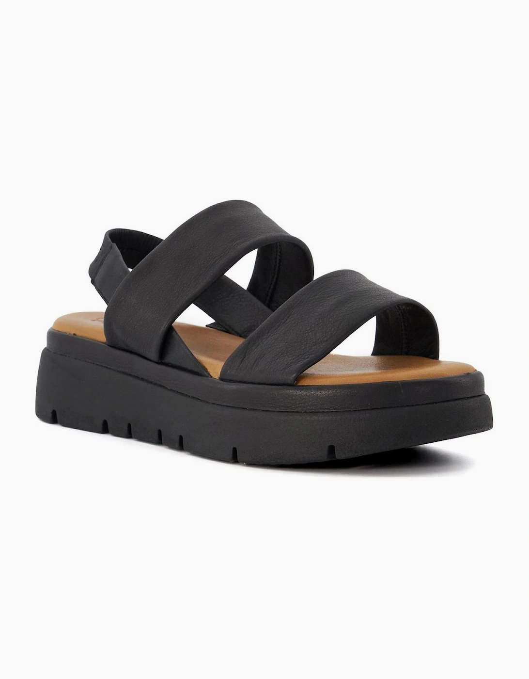 Location Padded Flatform Slide Sandals