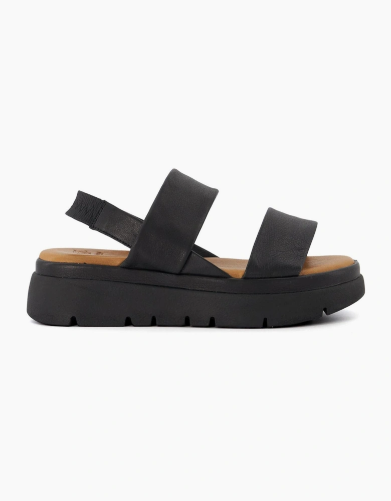 Location Padded Flatform Slide Sandals