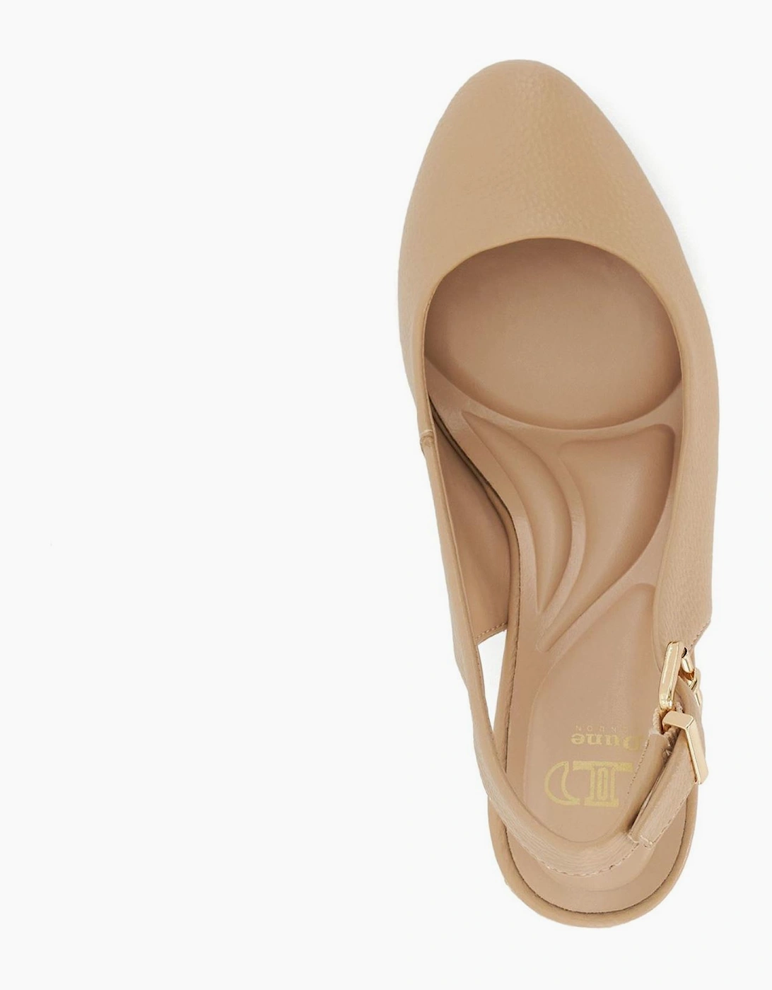 Lo Cadies Textured High Heel Wedge Slingbacks