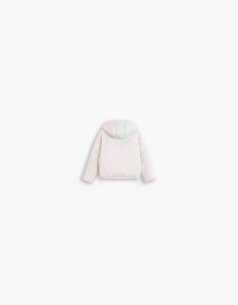 Cropped Hooded Long Sleeve Down Short Puffer Jacket