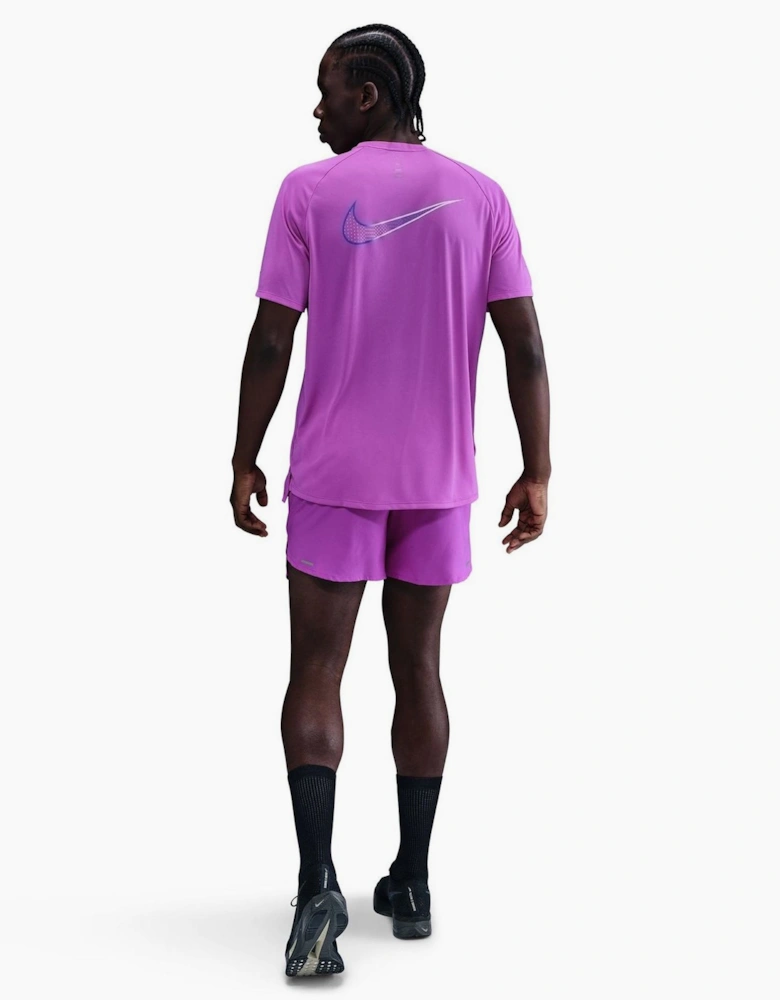 Mens Dri FIT 5 Brief Lined Running Shorts