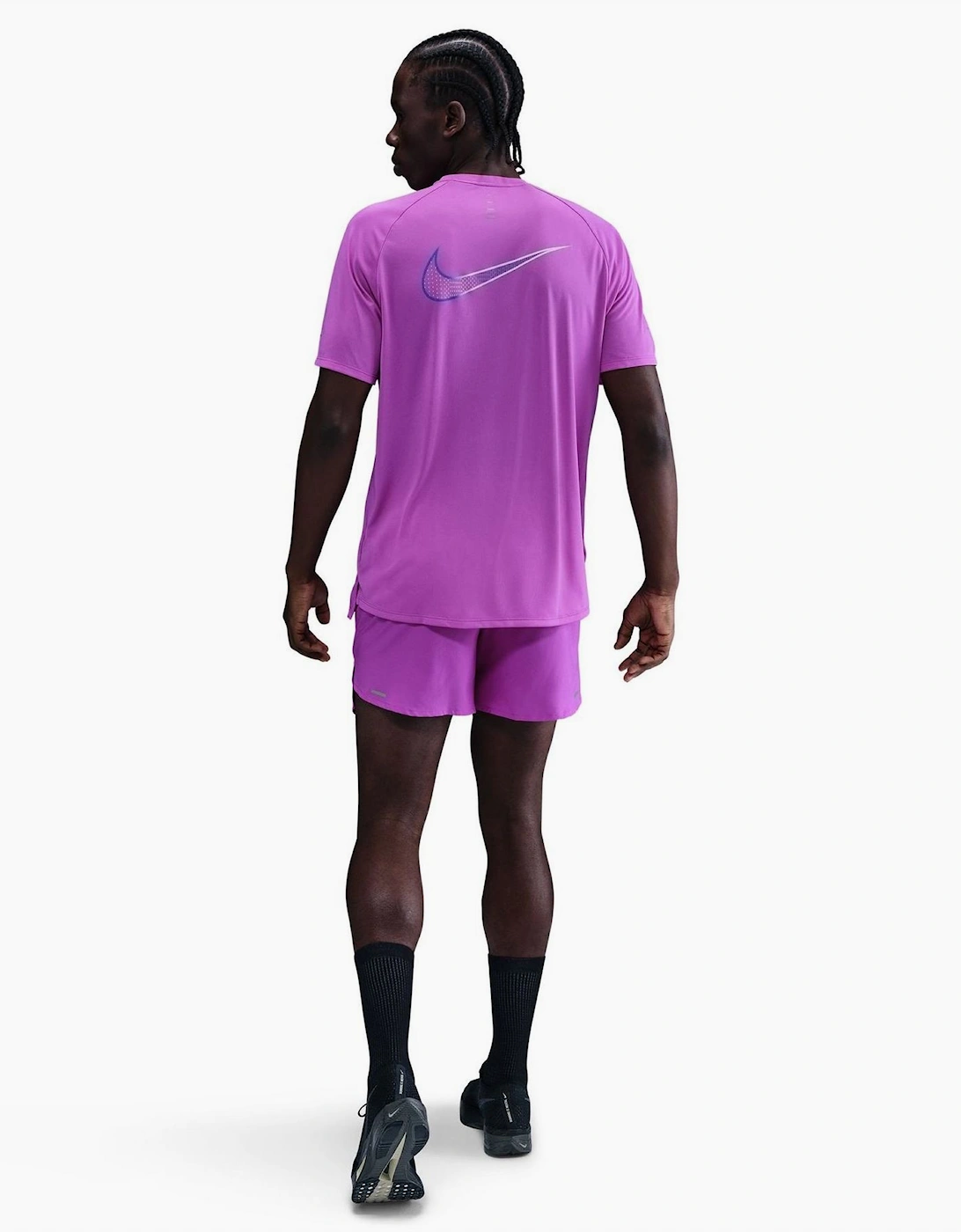 Mens Dri FIT 5 Brief Lined Running Shorts