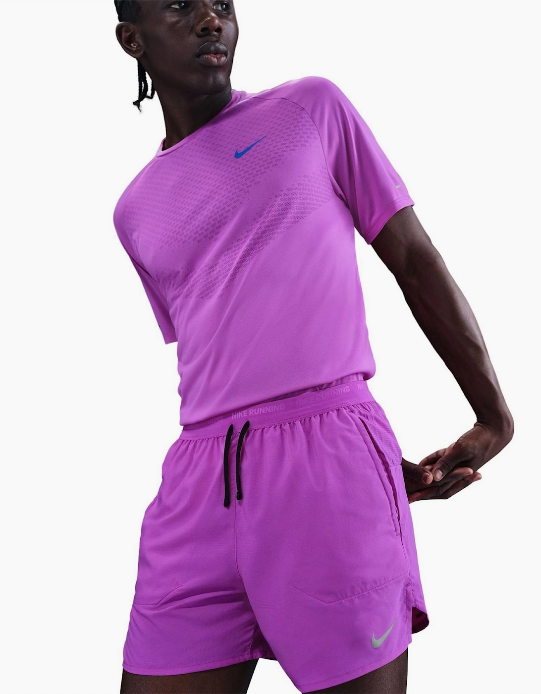 Mens Dri FIT 5 Brief Lined Running Shorts, 7 of 6