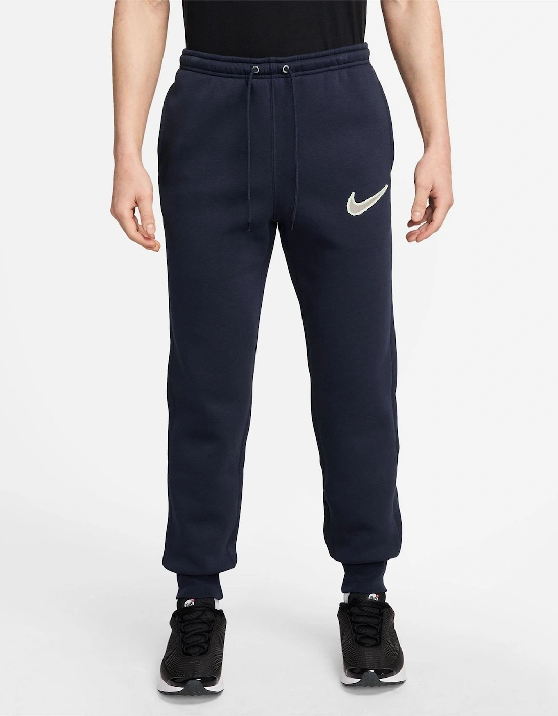 Club Solid Patterned Slim Joggers