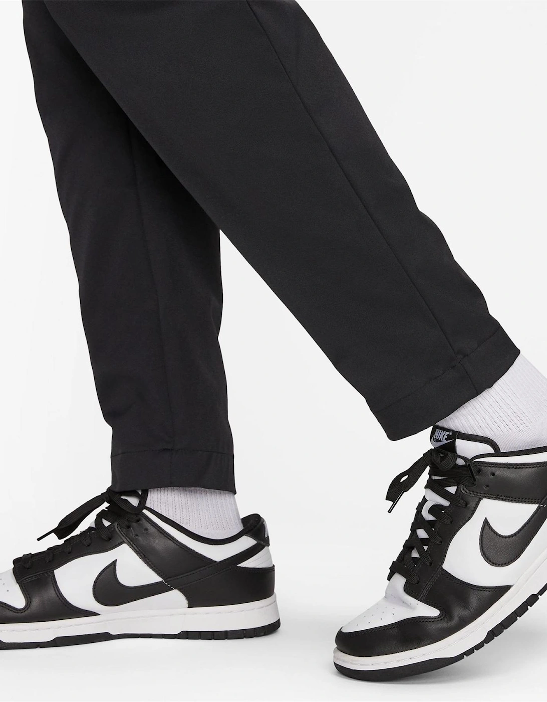 Solid Patterned Tapered Track Pants
