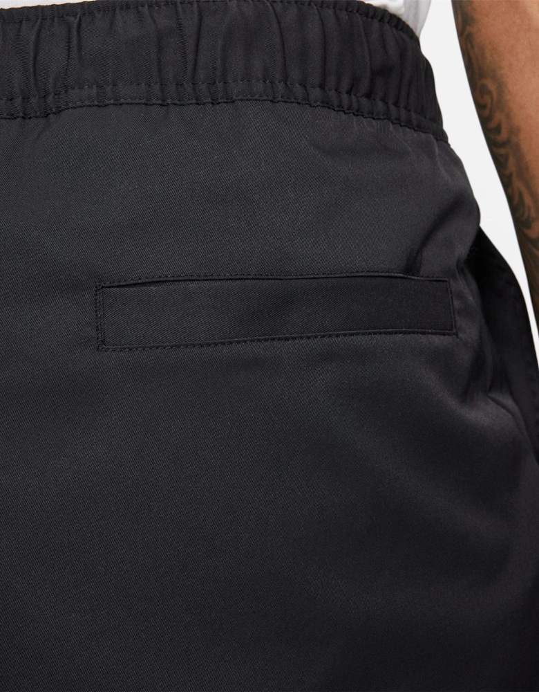 Solid Patterned Tapered Track Pants