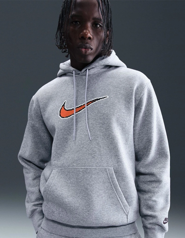 Club Kangaroo Pocket Hooded Long Sleeve Sweatshirt