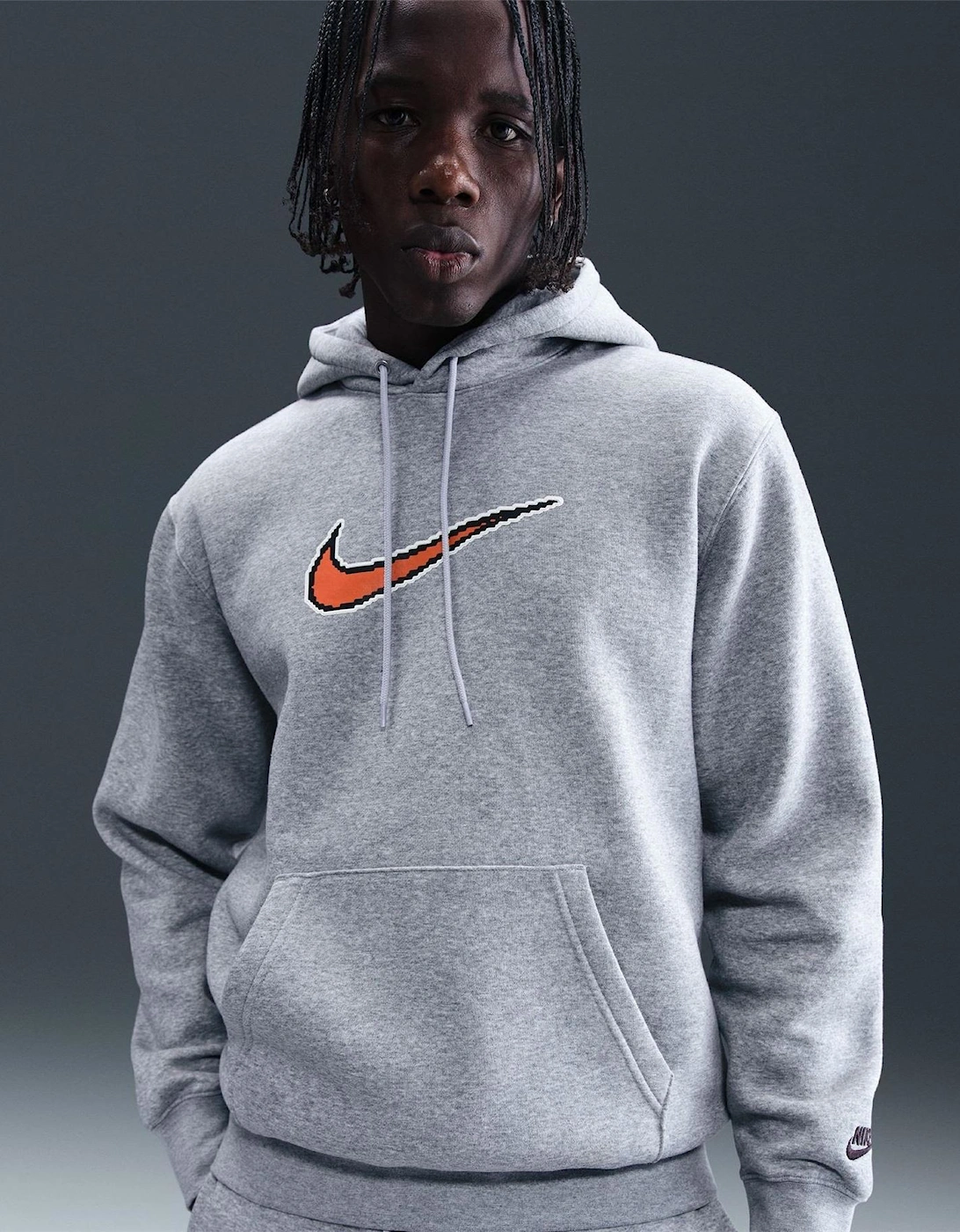Club Kangaroo Pocket Hooded Long Sleeve Sweatshirt