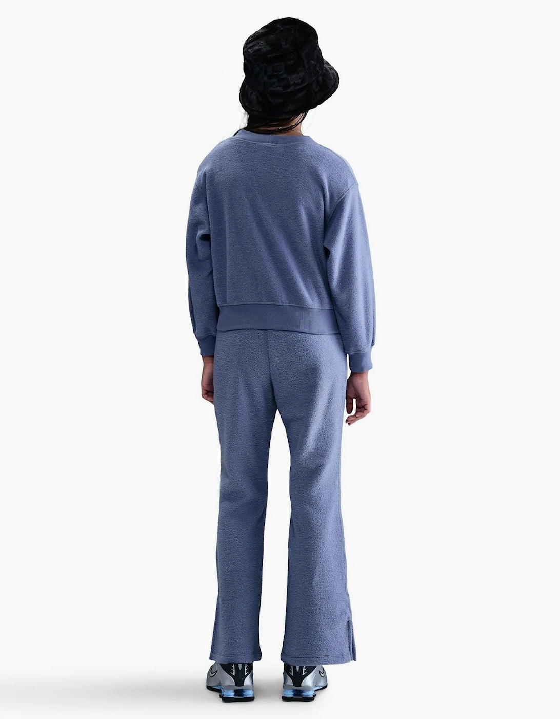 V-Neck Three-Quarter Sleeve Cuff Warm Sweatshirt