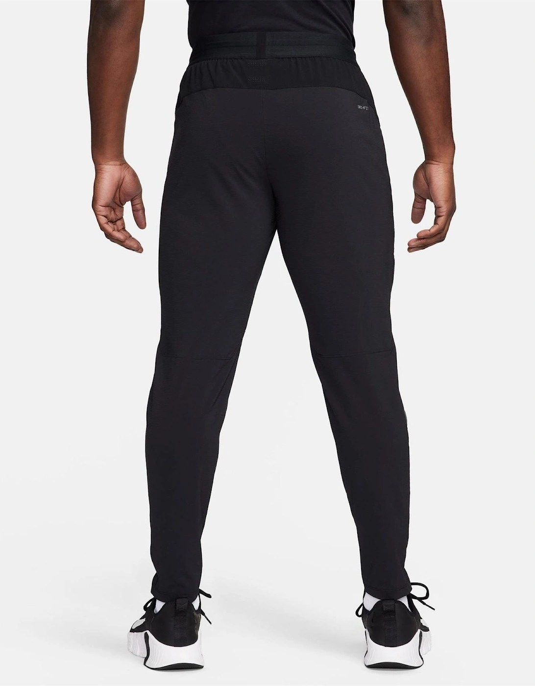 DF Flex Solid Patterned Slim Track Pants
