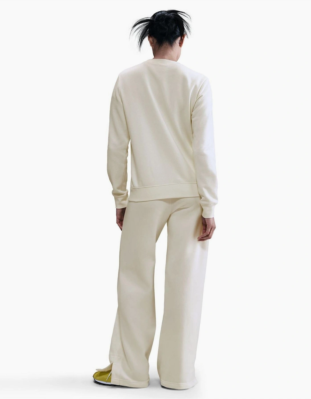 Classic Solid Patterned Wide Fit Sweatpants